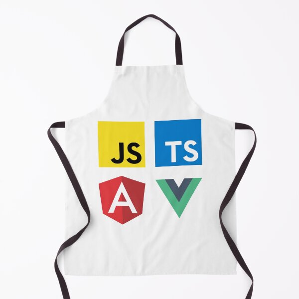 Item preview, Vue, TypeScript, Angular and JavaScript (White) designed and sold by hellkni9ht.