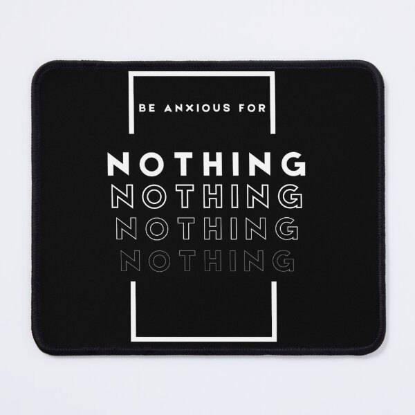 Item preview, Be Anxious for Nothing Philippians Bible Verse Philippians V4 designed and sold by Family Journey with God.