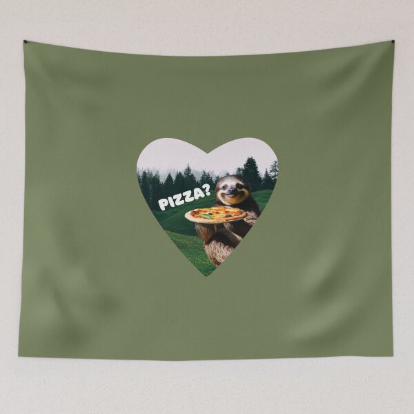 Item preview, Sloths love pizza too! designed and sold by rocklegends99.