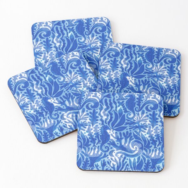 Item preview, Underwater I spy a blue seahorse designed and sold by creativinchi.