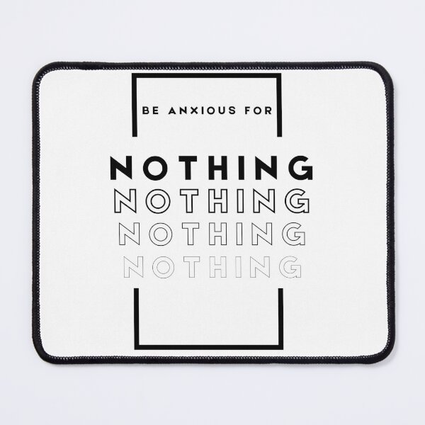 Item preview, Be Anxious for Nothing Philippians Bible Verse Philippians V5 designed and sold by Family Journey with God.
