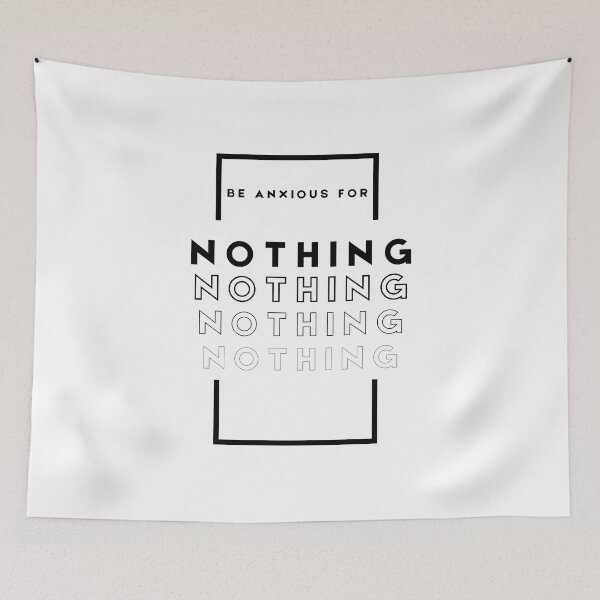 Item preview, Be Anxious for Nothing Philippians Bible Verse Philippians V5 designed and sold by Family Journey with God.