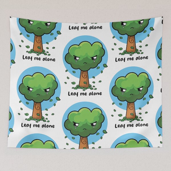 Item preview, Leaf me alone (on light colors) designed and sold by messy-nessie.