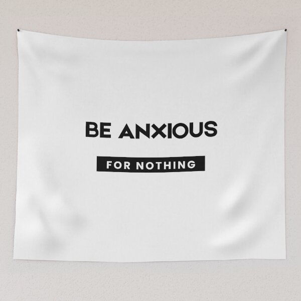 Item preview, Be Anxious for Nothing Philippians Bible Verse Philippians V7 designed and sold by Family Journey with God.