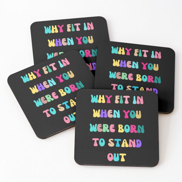 Item preview, Why Fit In When You Were Born To Stand Out designed and sold by R-Digits ⭐⭐⭐⭐⭐.