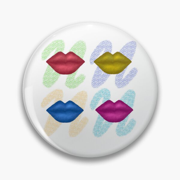 Item preview, Modern art lips designed and sold by chicksdoings.