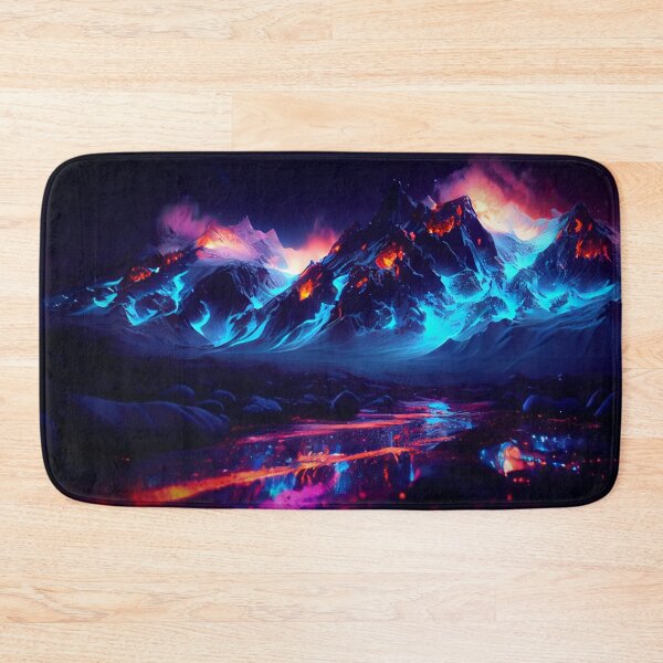 Item preview, Fantasy Landscape Art, Glowing Mountains designed and sold by Fantasy Masterpiece.