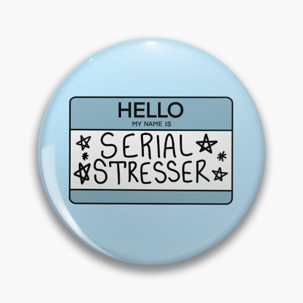 Item preview, "Serial Stresser" Braden Bales Lyric Art Name Tag designed and sold by actually-mads.