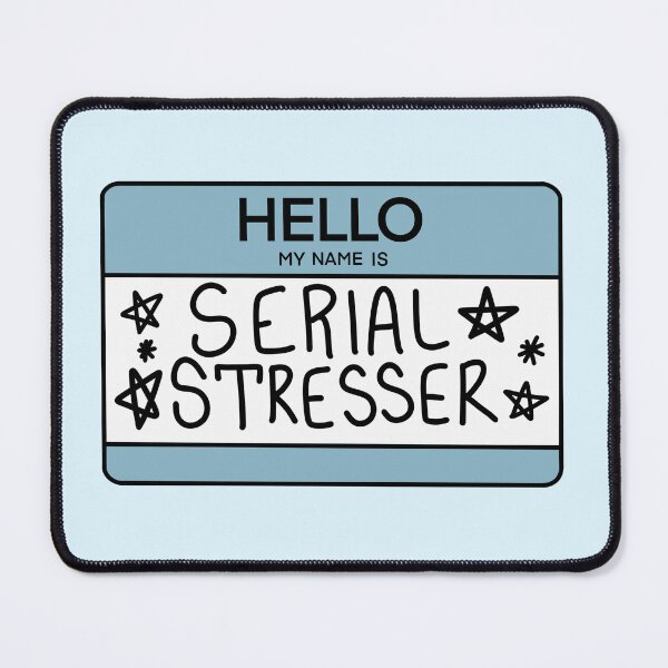 Item preview, "Serial Stresser" Braden Bales Lyric Art Name Tag designed and sold by actually-mads.