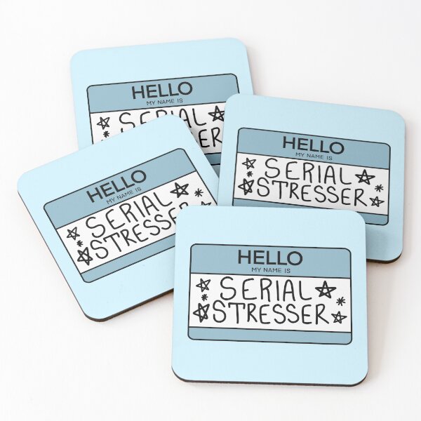 Item preview, "Serial Stresser" Braden Bales Lyric Art Name Tag designed and sold by actually-mads.