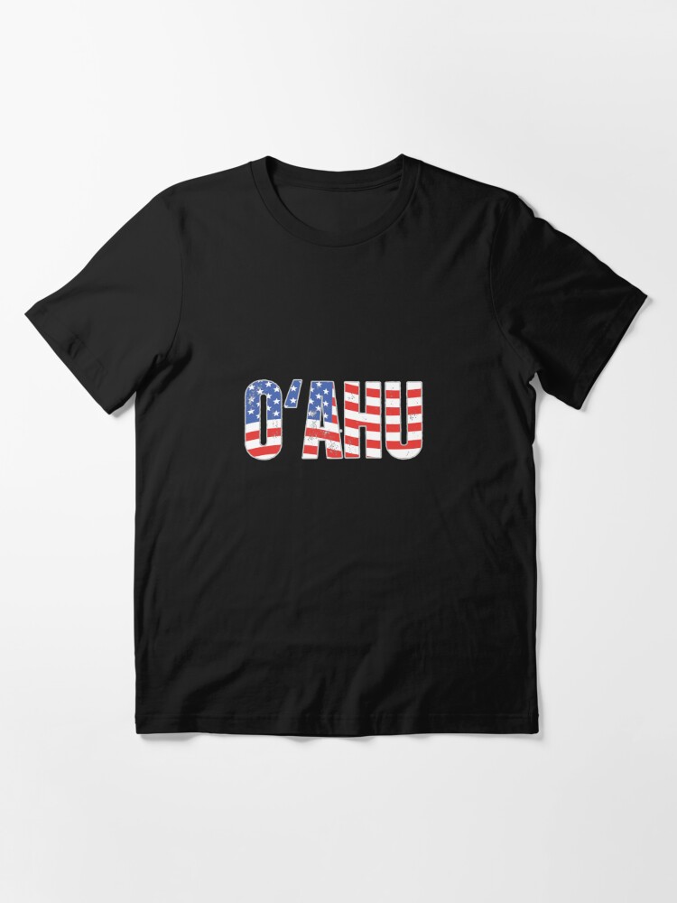 Oʻahu - Hawaii, Vintage American Flag, USA, The Gathering Place | Essential  T-Shirt