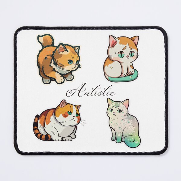 Item preview, Autistic cat designed and sold by ImagineInk.