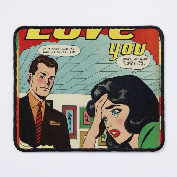 Item preview, I Love You Romantic Comic Book Cover designed and sold by designedbykels0.