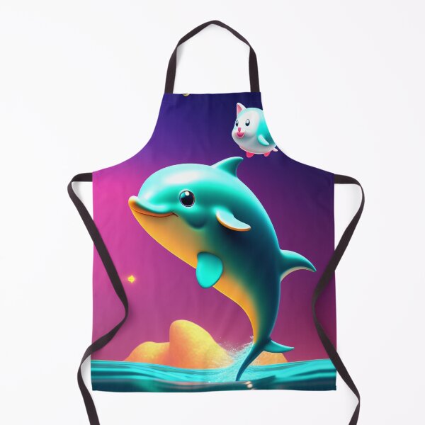 Item preview, Cute Dolphin with the Friends designed and sold by ChibiMavis.