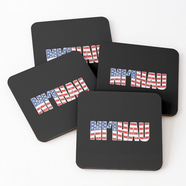 Item preview, Niʻihau - Hawaii, Vintage American Flag, USA, The Forbidden Isle designed and sold by Sun Sand & Sea Art.