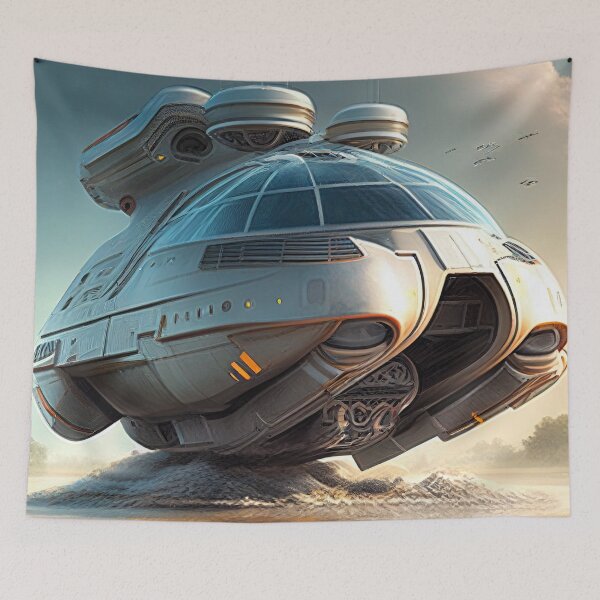 Artikelvorschau, Futuristic Hovercraft entworfen und verkauft von DigitizedArt.