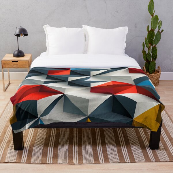 Item preview, colorful geometric pattern designed and sold by QuikiPatterns.