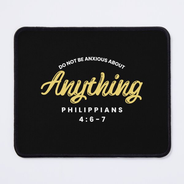 Item preview, Do Not Be Anxious About Anything Philippians Bible Verse Philippians V1 designed and sold by Family Journey with God.