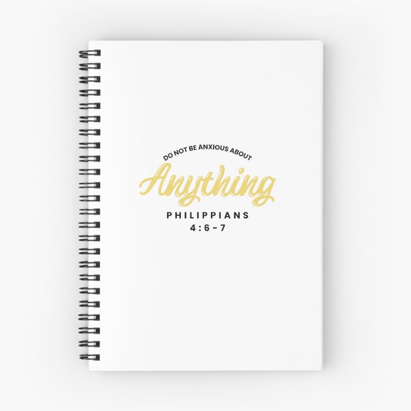 Item preview, Do Not Be Anxious About Anything Philippians Bible Verse Philippians V2 designed and sold by Family Journey with God.