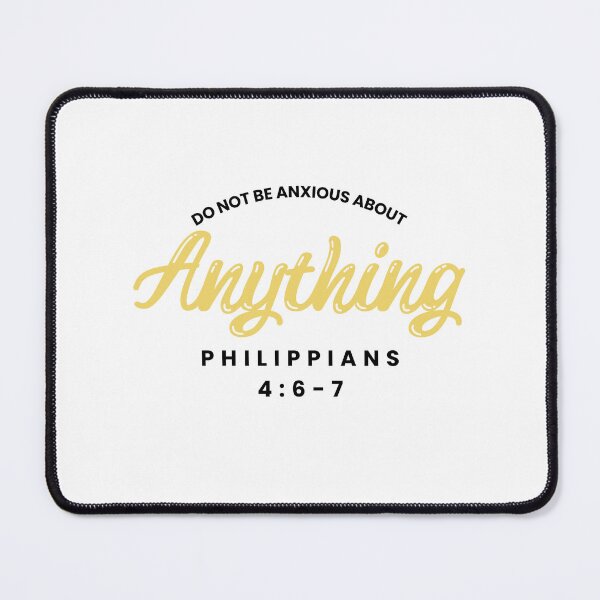 Item preview, Do Not Be Anxious About Anything Philippians Bible Verse Philippians V2 designed and sold by Family Journey with God.