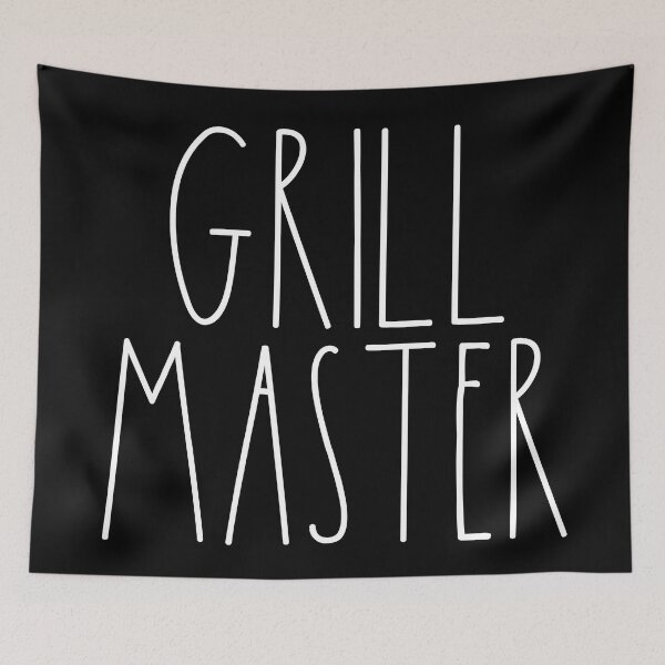 Item preview, Grill Master White Rae Dunn Inspired Farmhouse designed and sold by FineElephant.