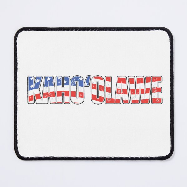 Item preview, Kahoʻolawe - Hawaii, Vintage American Flag, USA, The Target Isle designed and sold by Sun Sand & Sea Art.