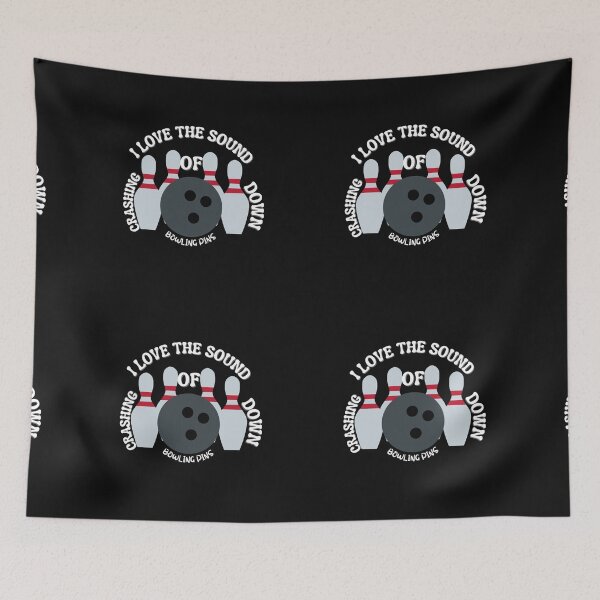 Artikelvorschau, Kopie von I love the sound of bowling pins crashing down entworfen und verkauft von NikkosDesigns.