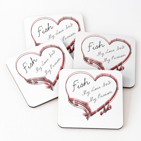 Item preview, Fish My Love And My Passion designed and sold by R-Digits ⭐⭐⭐⭐⭐.