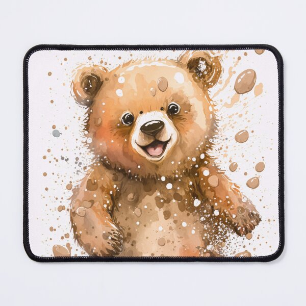 Item preview, Watercolor flower bear designed and sold by BK-Digiart.