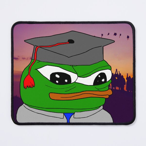 Item preview, Pepe Graduation Hat Apu designed and sold by Slav-Art.