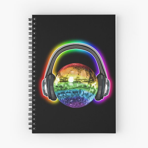 Item preview, Glowing Rainbow Disco Ball Headphones designed and sold by Deborah Camp.