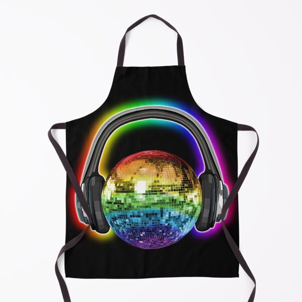Item preview, Glowing Rainbow Disco Ball Headphones designed and sold by Deborah Camp.