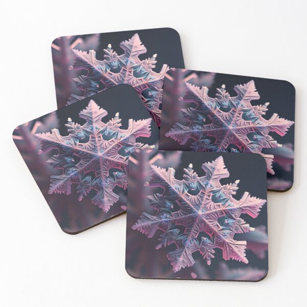Item preview, The Mystique of Snowflakes: Exploring the Symbolism of their Unique Shapes and Rose Colors as a Source of Hope designed and sold by DaniFantasy.