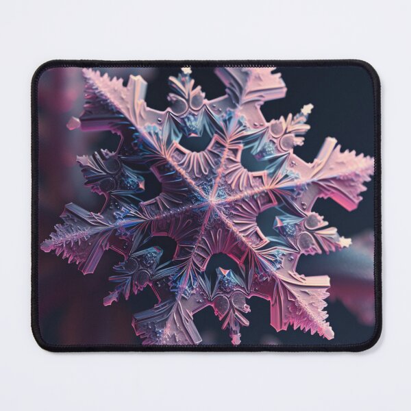 Item preview, The Mystique of Snowflakes: Exploring the Symbolism of their Unique Shapes and Rose Colors as a Source of Hope designed and sold by DaniFantasy.