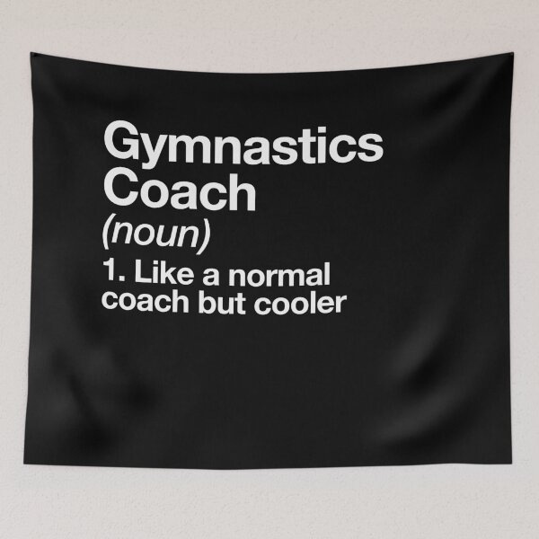 Item preview, Gymnastics Coach Funny Definition Trainer Gift Design designed and sold by yesqueen.