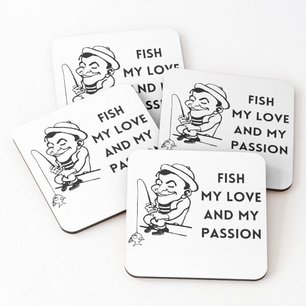 Item preview, Fish My Love And My Passion designed and sold by R-Digits ⭐⭐⭐⭐⭐.