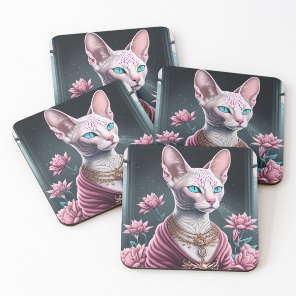 Item preview, Cute Pink Sphynx Kitten designed and sold by Nocturne  Paws.