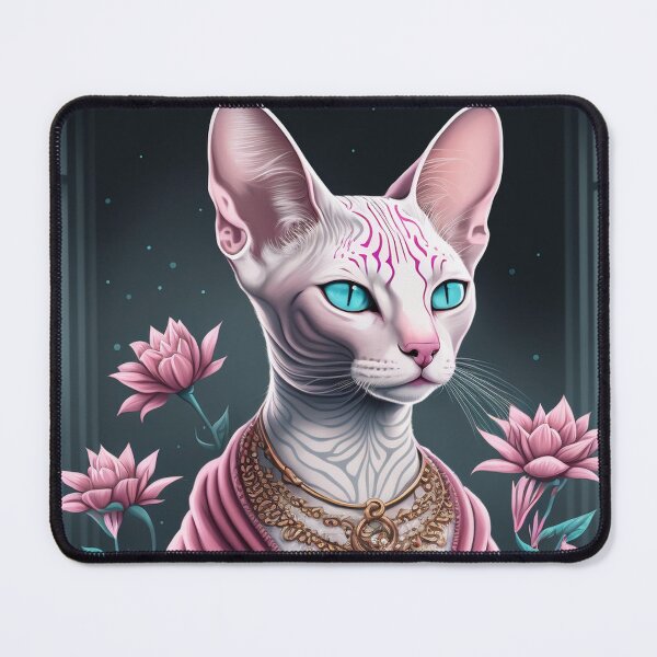 Item preview, Cute Pink Sphynx Kitten designed and sold by Nocturne  Paws.