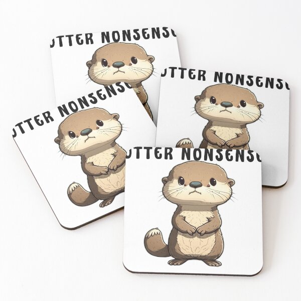 Artikelvorschau, Otter Unsinn (Schwarz - Transparent) entworfen und verkauft von ImageEmporium.