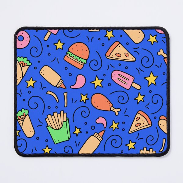 Item preview, Junk Food Seamless Pattern designed and sold by TheCatmeow2000.