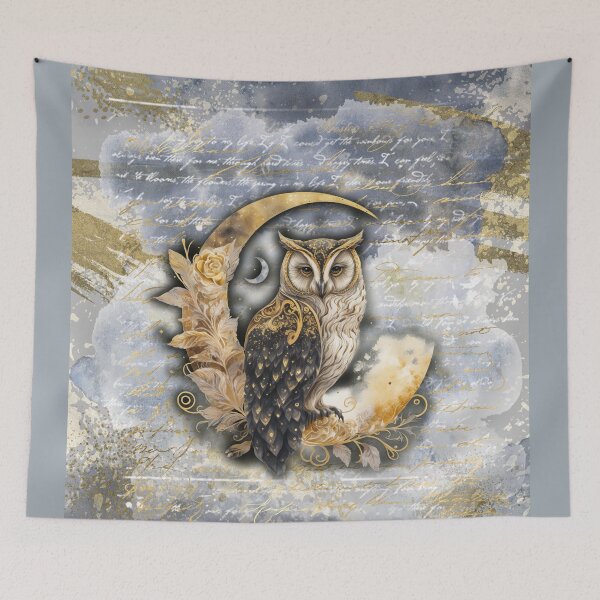 Item preview, Golden Lunar Owl designed and sold by incarnations.