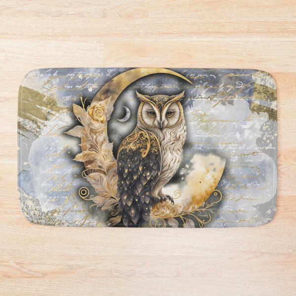 Item preview, Golden Lunar Owl designed and sold by incarnations.