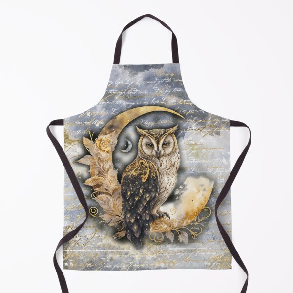 Item preview, Golden Lunar Owl designed and sold by incarnations.
