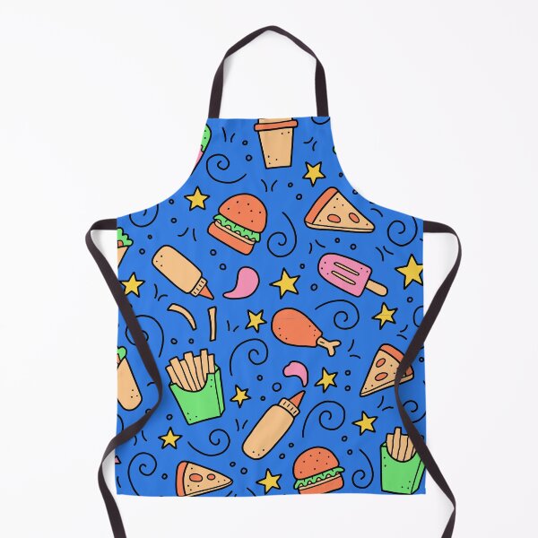 Item preview, Junk Food Seamless Pattern designed and sold by TheCatmeow2000.