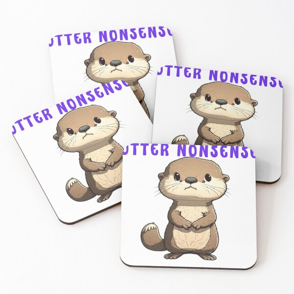 Artikelvorschau, Otter Nonsense (Lila- Transparent) entworfen und verkauft von ImageEmporium.