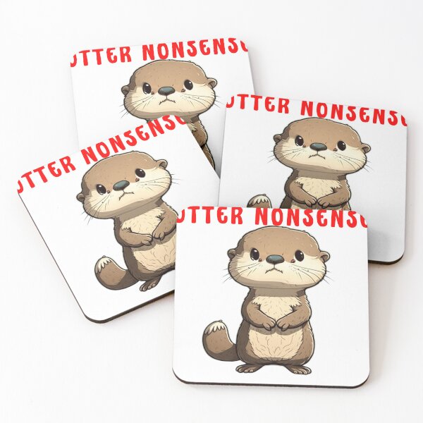 Artikelvorschau, Otter-Unsinn (rot-transparent) entworfen und verkauft von ImageEmporium.