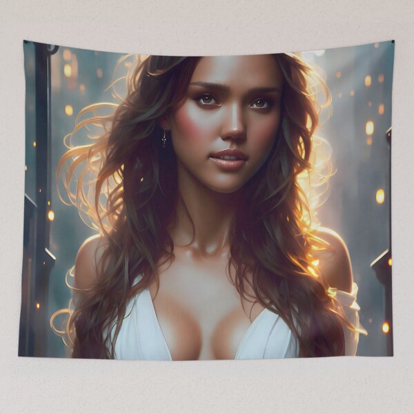 Item preview, Jessica Alba Digital Fan Art 2 designed and sold by A.I. Does  Art.