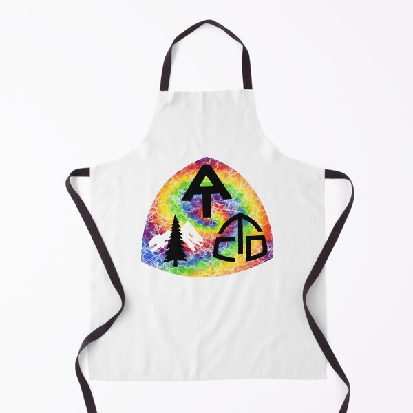 Item preview, Triple Crown of Long Distance Trails in the US hangtag rainbow tie dye designed and sold by Deedy Studio.
