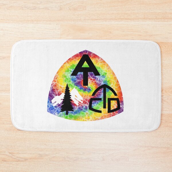 Item preview, Triple Crown of Long Distance Trails in the US hangtag rainbow tie dye designed and sold by Deedy  Studio.