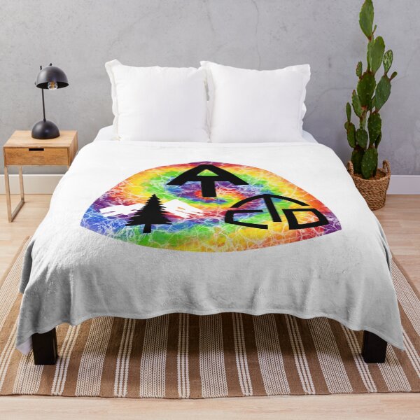 Item preview, Triple Crown of Long Distance Trails in the US hangtag rainbow tie dye designed and sold by Deedy  Studio.